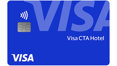 Tarjeta Visa CTA Hotel contactless